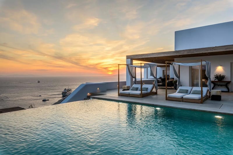 Mykonos luxury villa Ilyria in Tourlos - 0