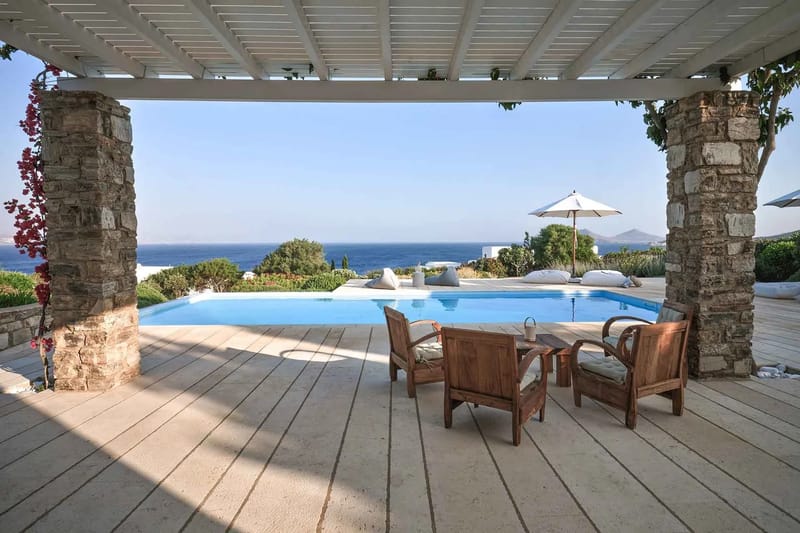 Paros luxury villa Mimosa in Ampelas - 0