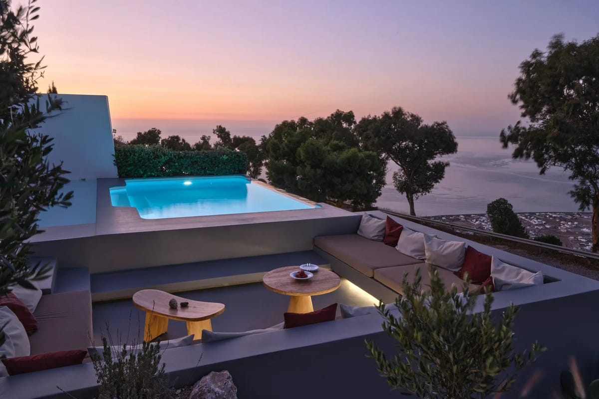 Santorini luxury villa Princess in Pyrgos Kallistis - 1