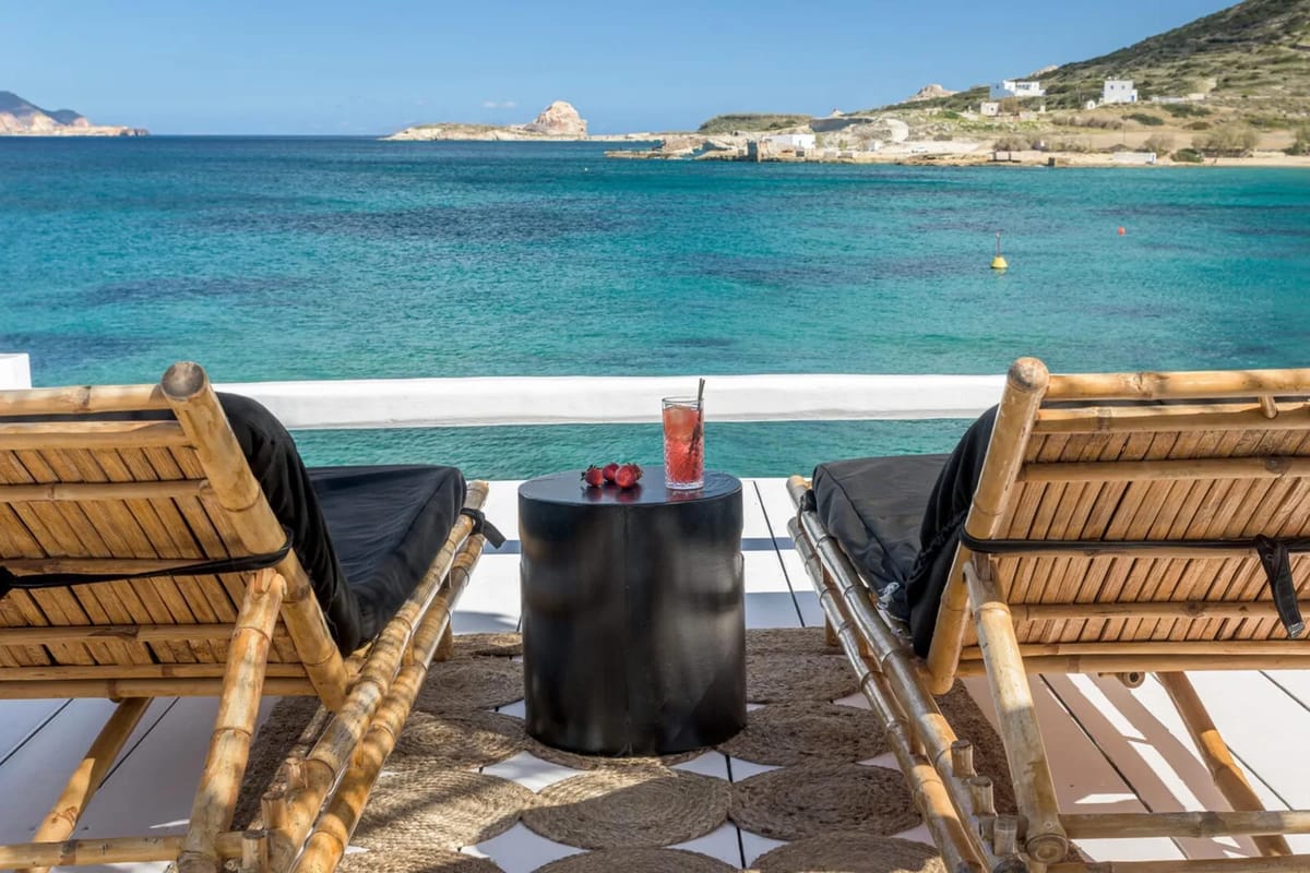 Milos luxury villa Joyce in Pollonia - 0