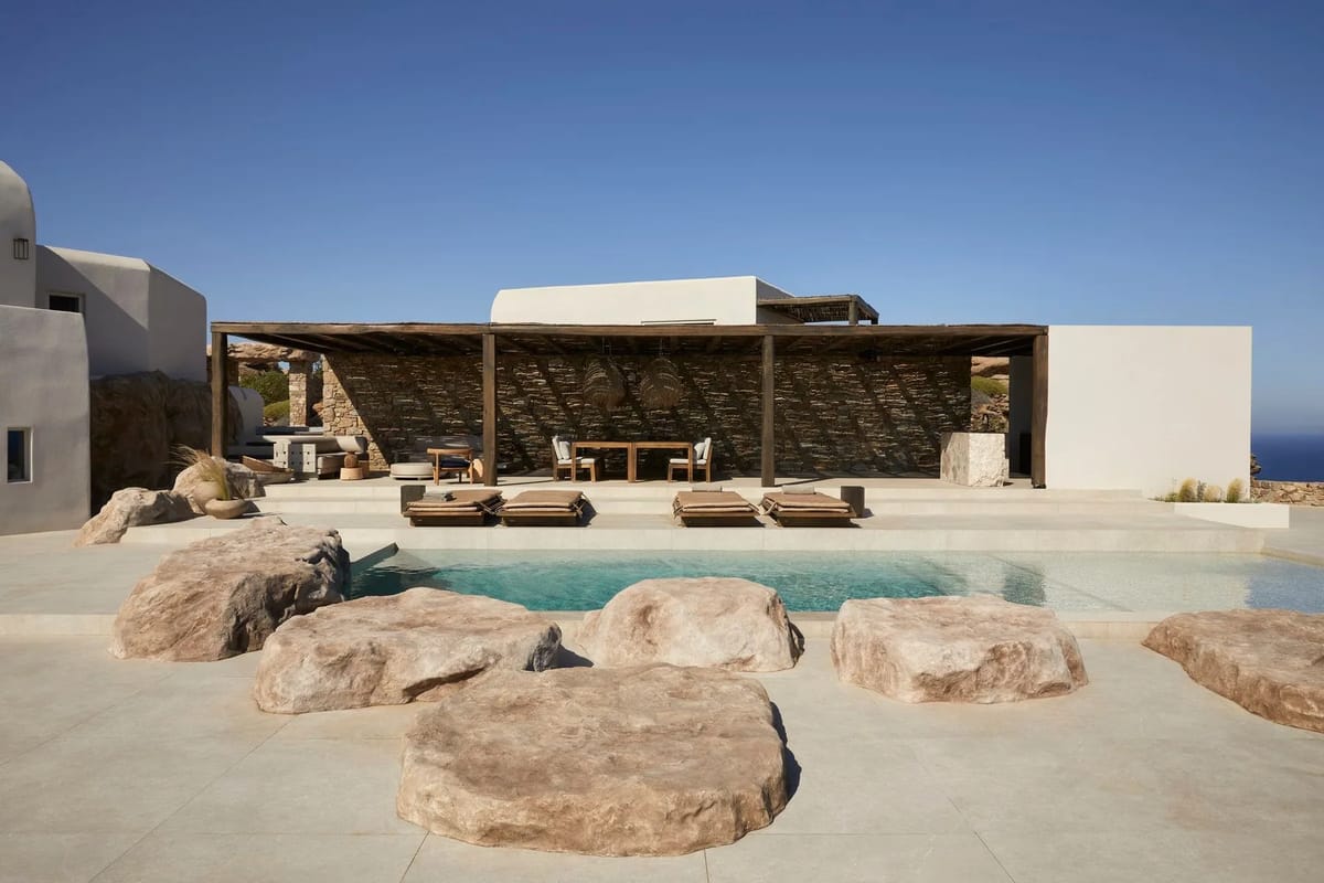 Mykonos luxury villa Sandstone in Pirgi - 3