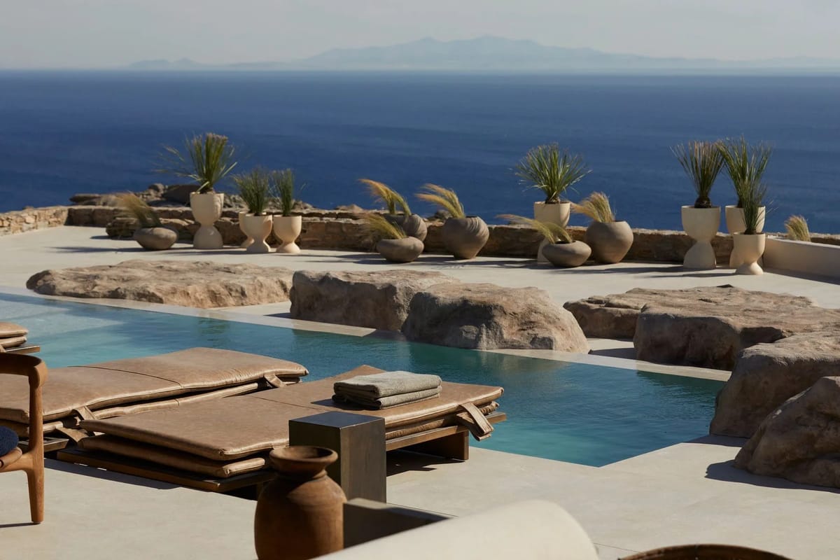 Mykonos luxury villa Sandstone in Pirgi - 1