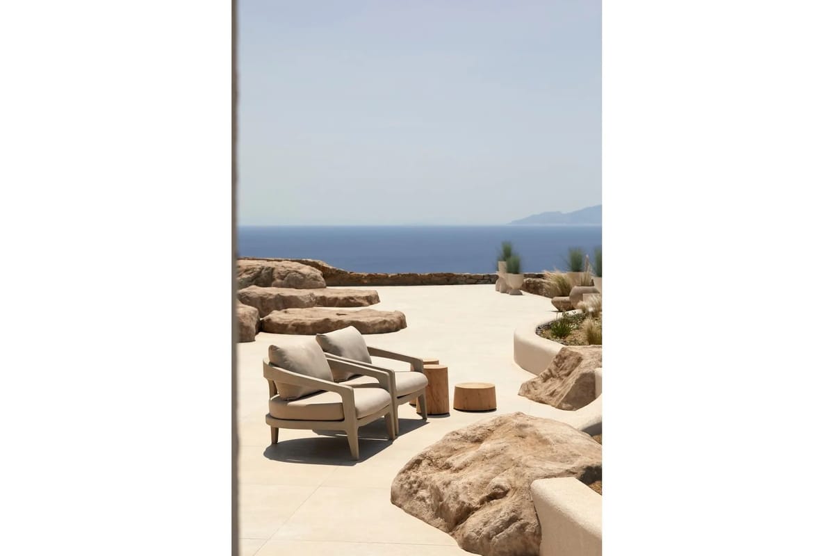 Mykonos luxury villa Sandstone in Pirgi - 2