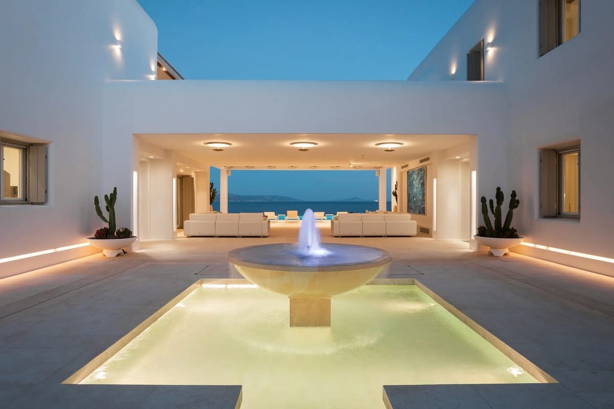Paros luxury villa Amazon in Ambelas - 2