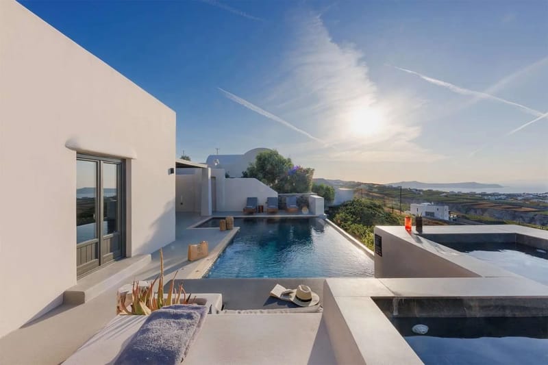 Villa de lujo Aurora en Santorini, en Pyrgos Kallistis - 1