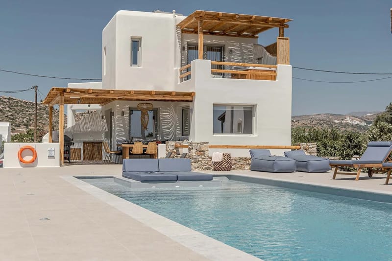 Carlena villa in Naxos