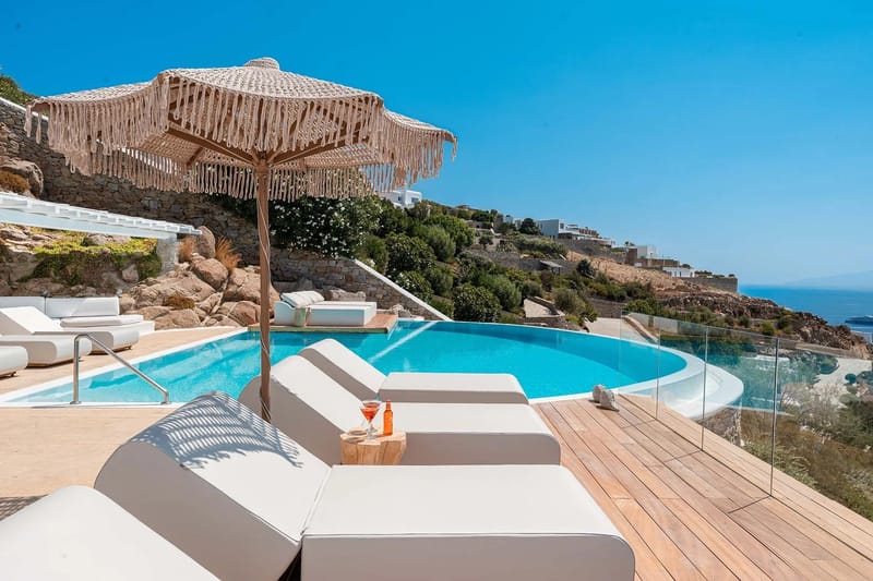 Mykonos luxury villa Carmina in Aghios Lazaros - 1