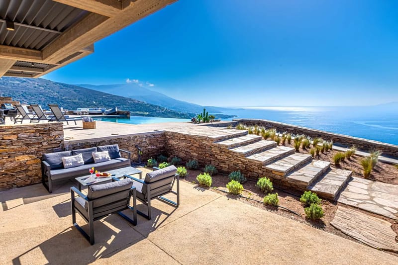 Villa Evadne en Gavrio, Andros