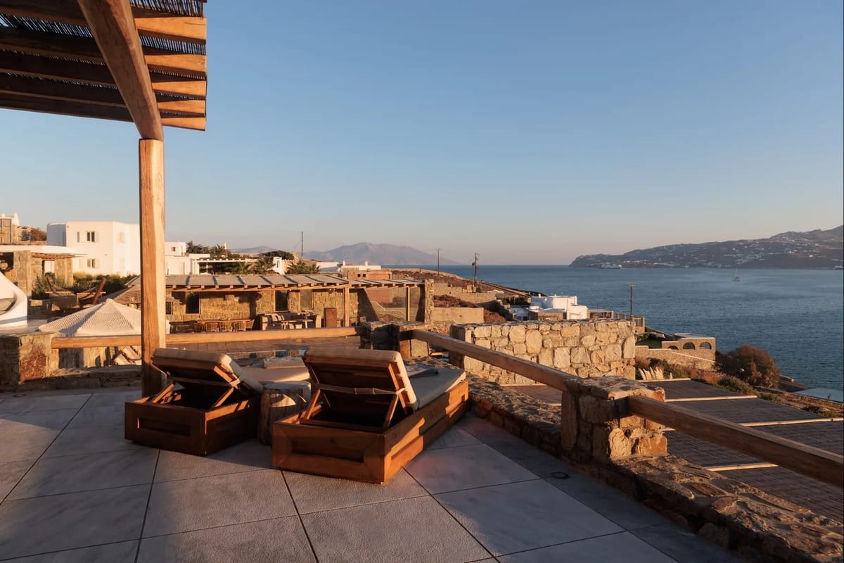 Villa Swan en Kanalia, Mykonos