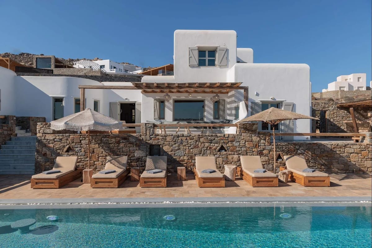 Villa Swan en Kanalia, Mykonos