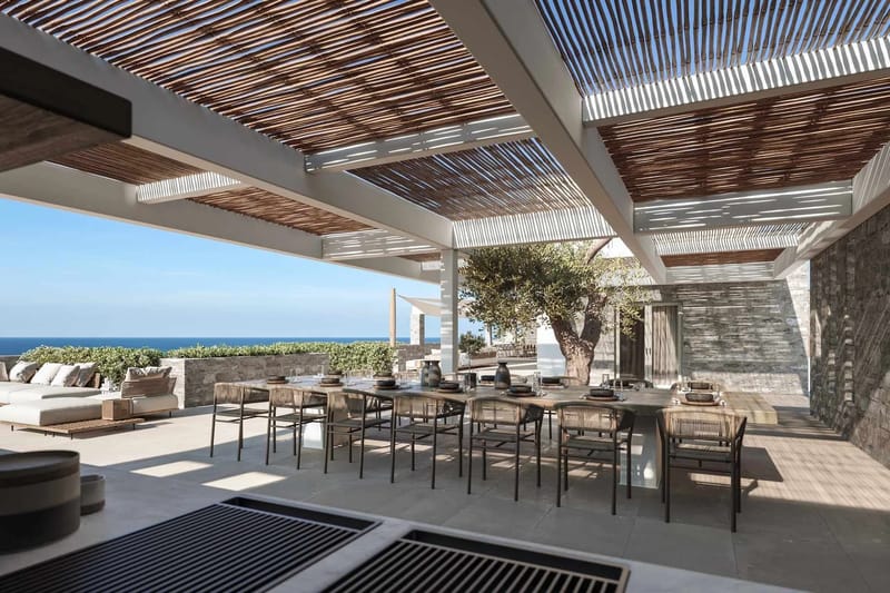 Villa de lujo Bluestone en Kalo Livadi, Mykonos - 1