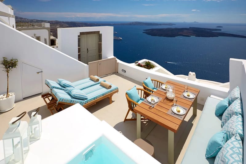 Santorini luxury villa Cliff Haven in Imerovigli - 1