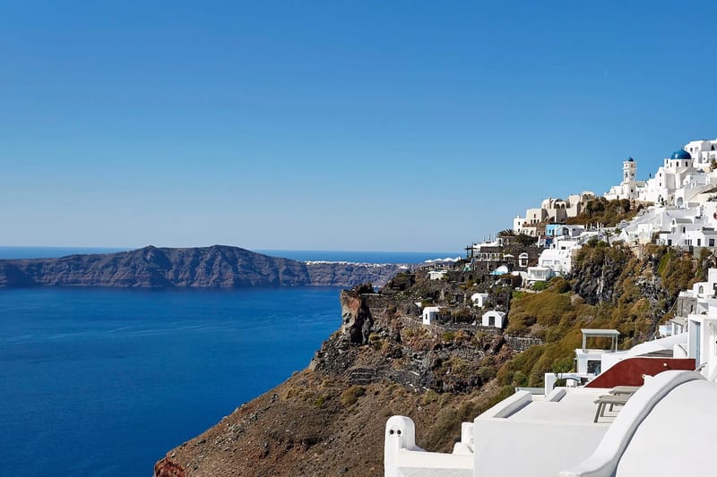 Santorini luxury villa Palma in Imerovigli - 1