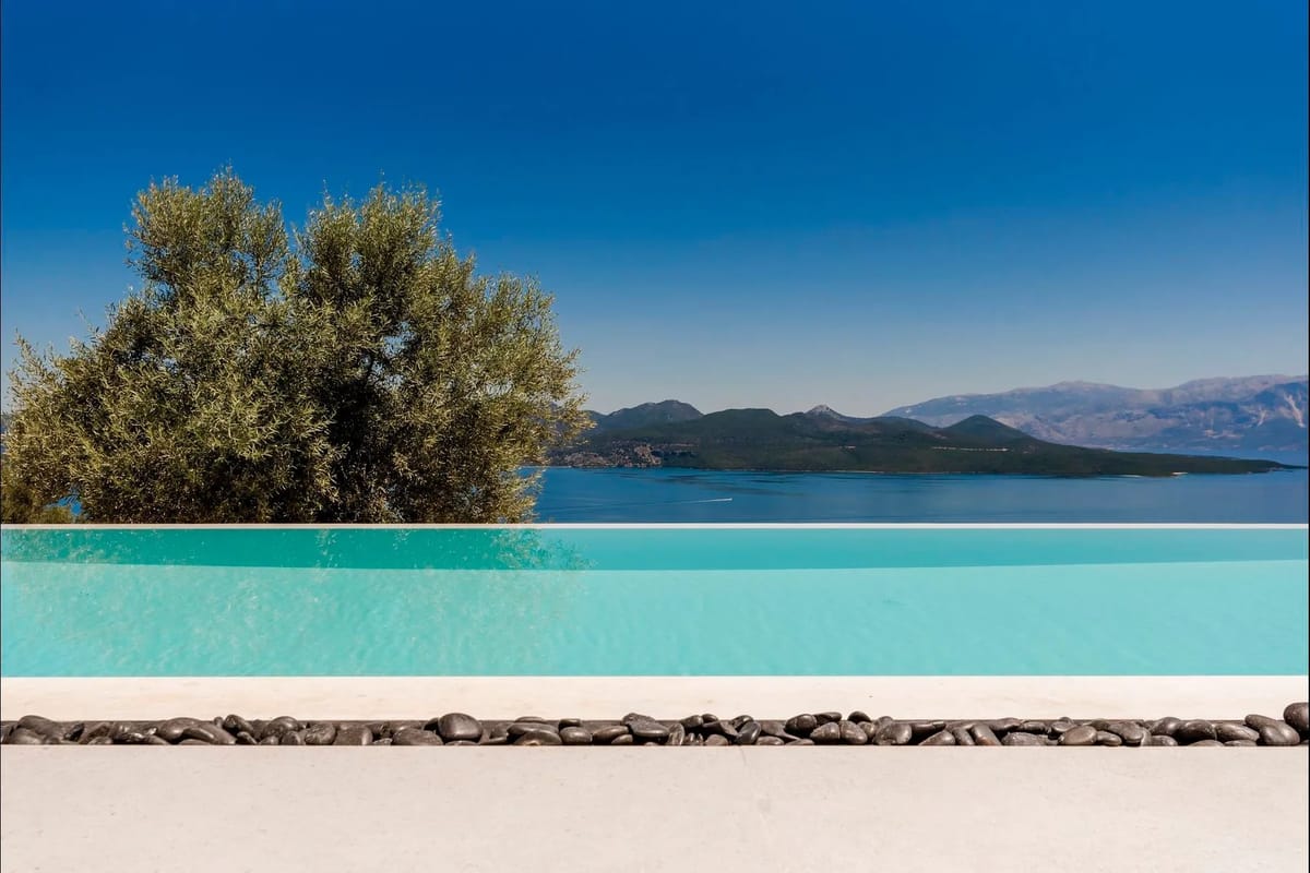 Lefkada luxury villa Bellflower in Nikiana - 0
