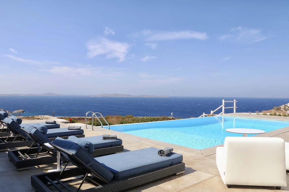 Mykonos luxury villa Sylvianne in Houlakia - 0