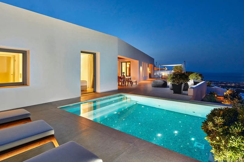 Santorini luxury villa Papaya in Pyrgos Kalistis - 4