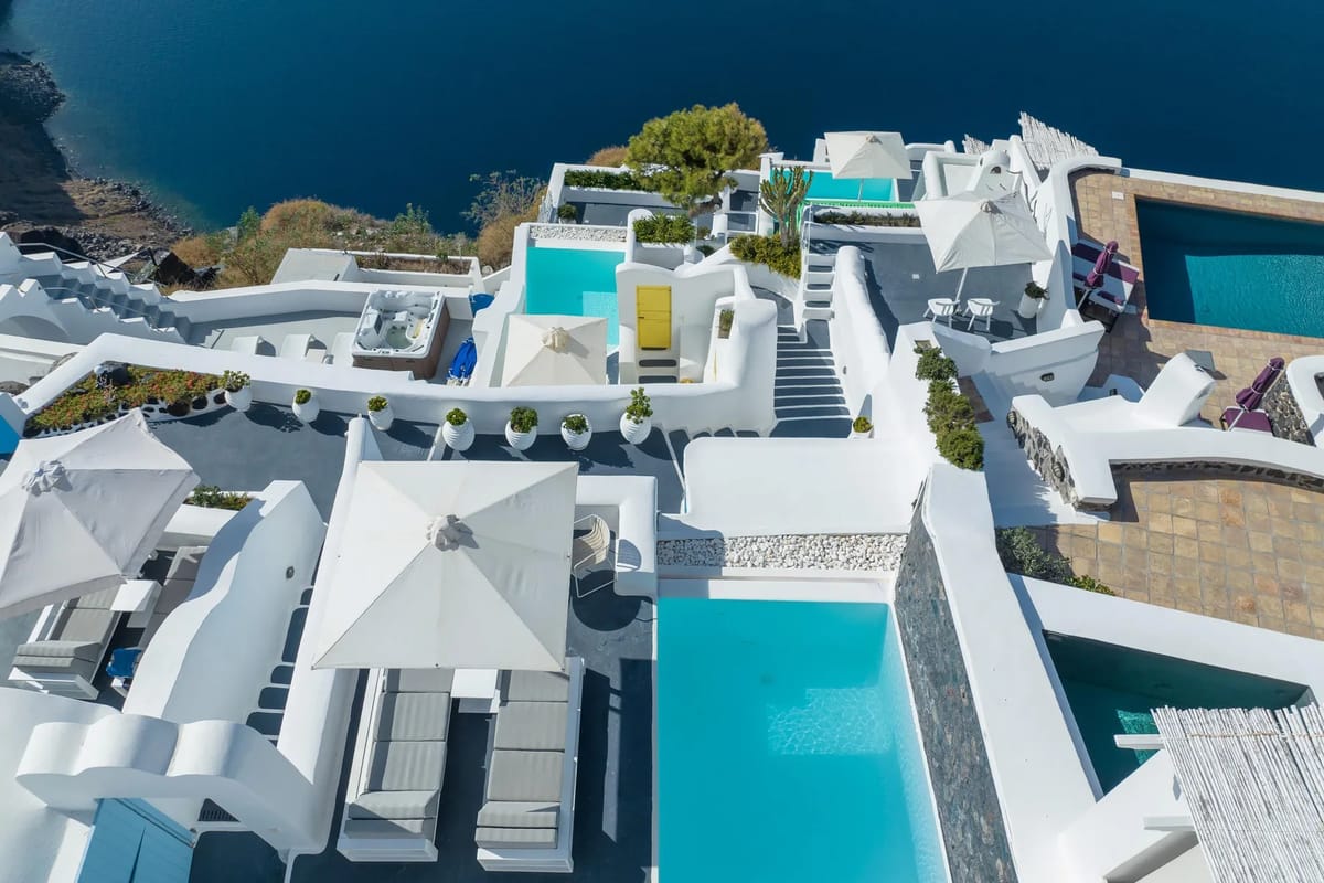Santorini luxury villa Raelle in Imerovigli - 0
