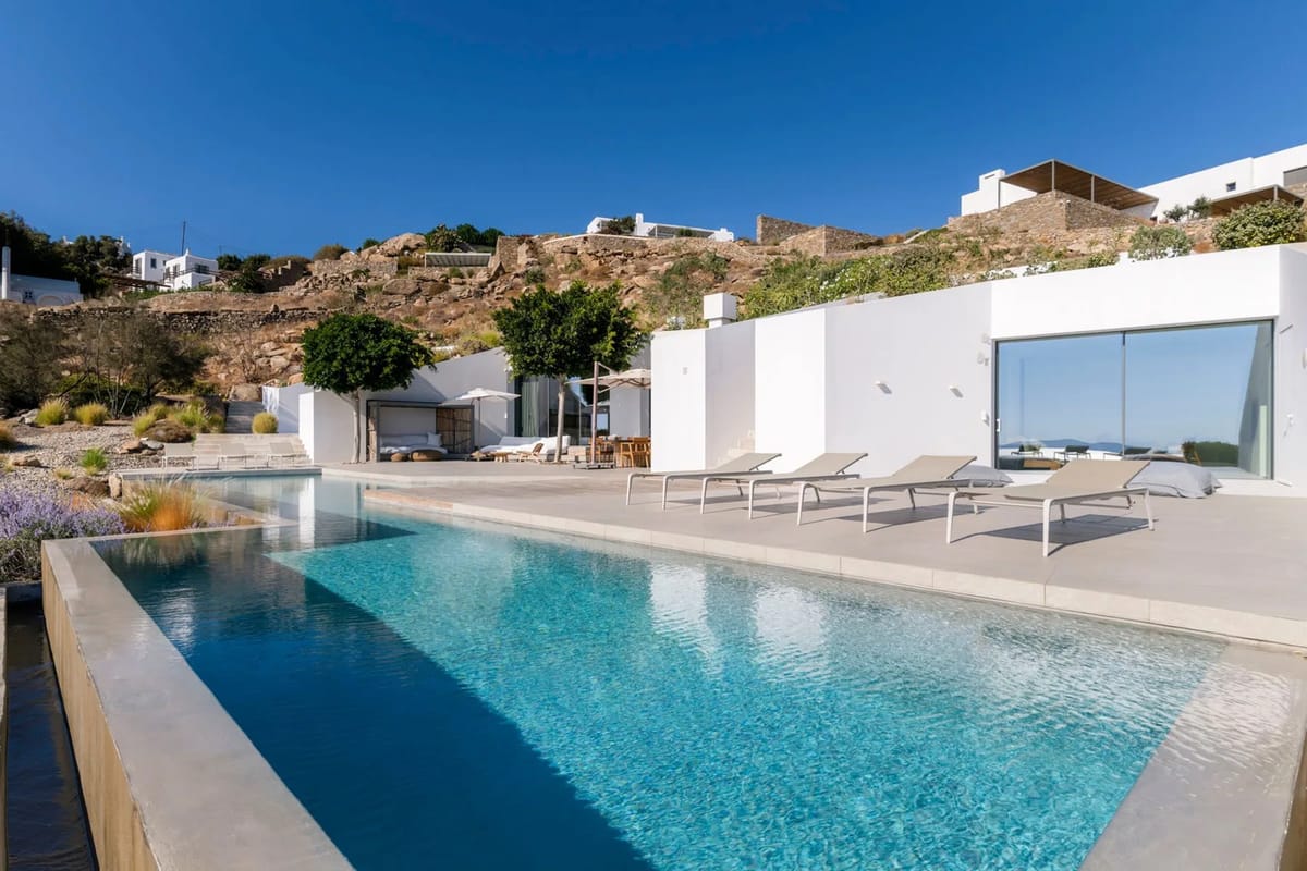 Mykonos luxury villa Skyrock in Agios Stefanos - 0