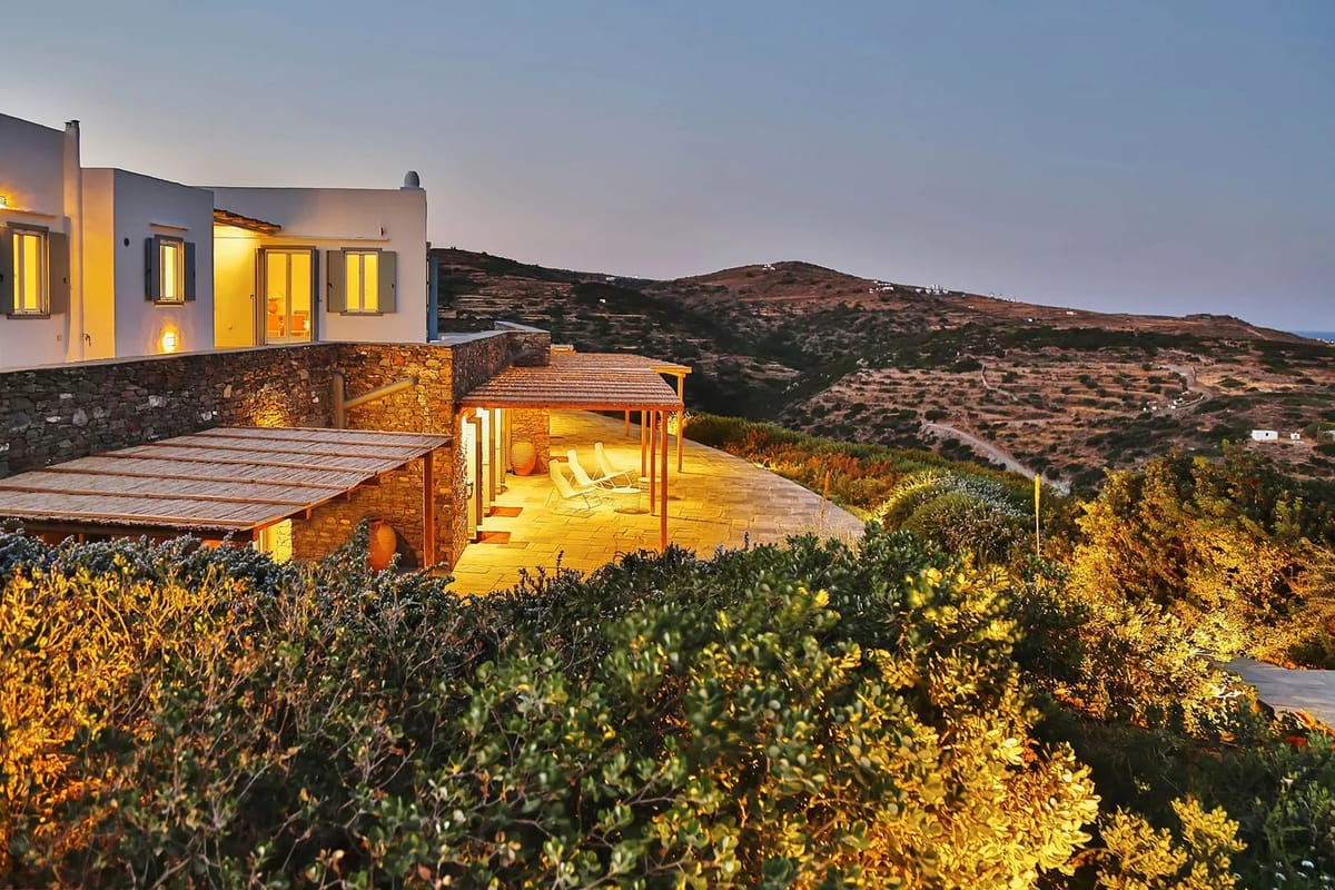 Villa Phaenna en Chrysopigi, Sifnos