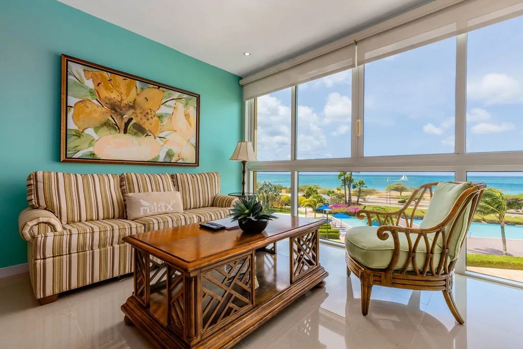 2BS-Blue322 Caribbean Chill, Two-Bedroom Condo By BlueAruba