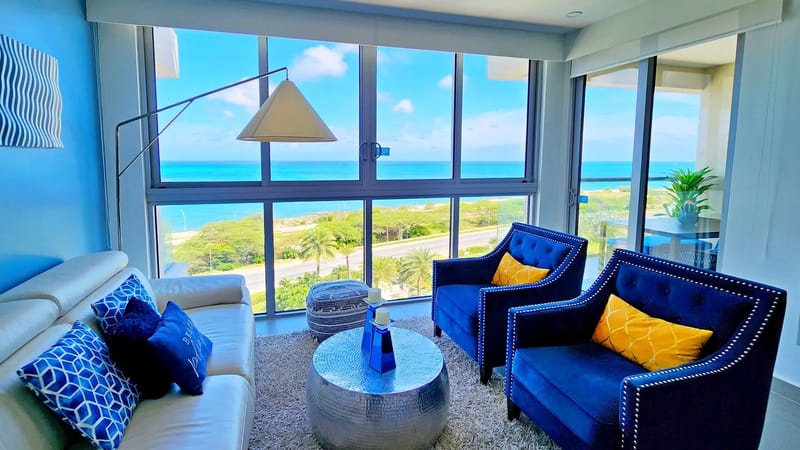 2BS-Azure623 - Apartamento de autor con estilo playero chic y vista al mar
