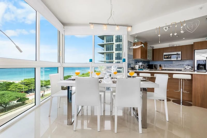 Interior of the Heart of Aruba Condo.