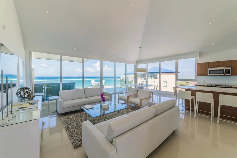 5BPH-BluePH2-1 - Oceanfront 5 BDR Penthouse like no other in Aruba!