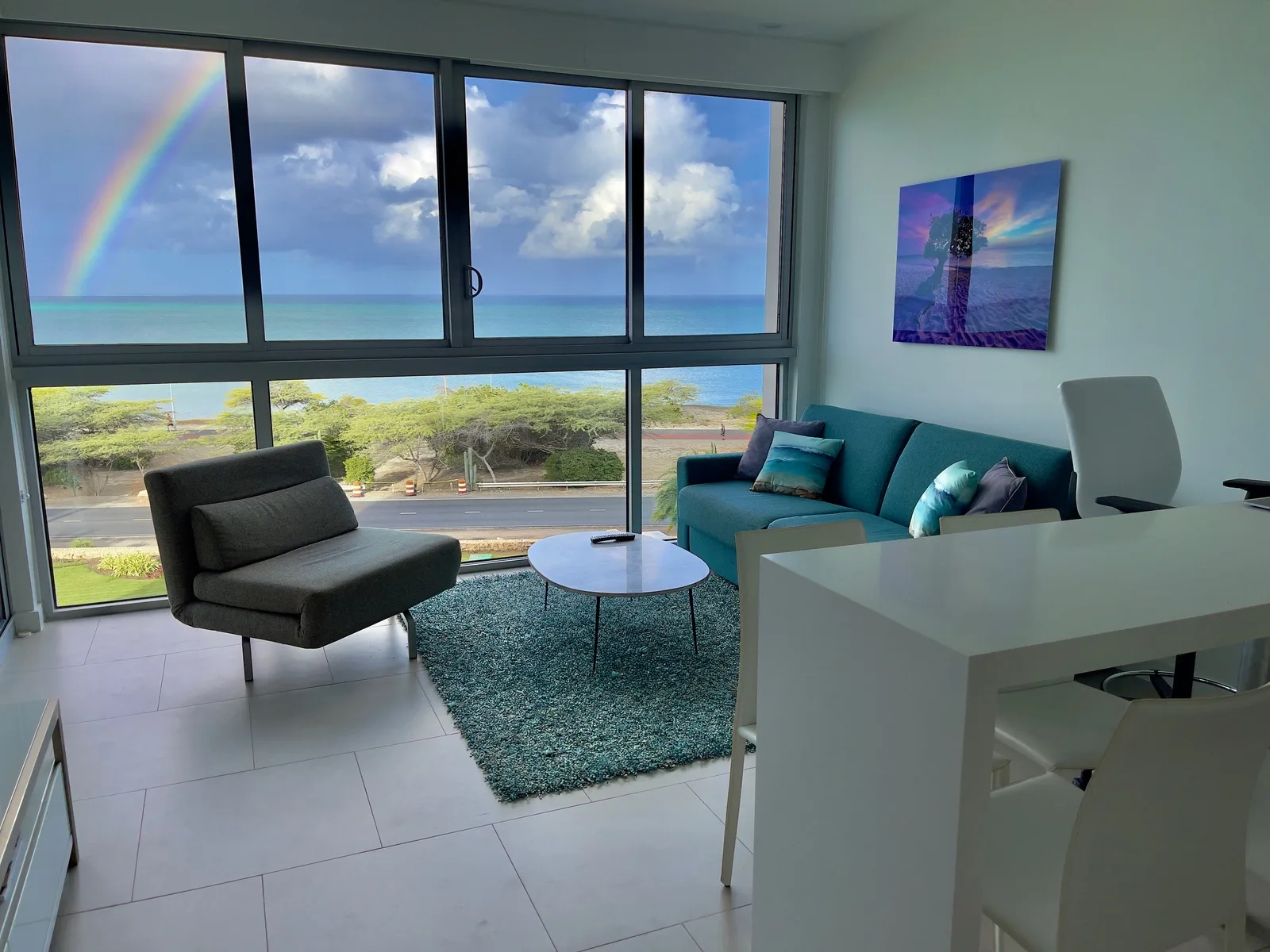 2BS-Azure413 - Modern Condo with Ocean View; Ready for Work or Play or Both!