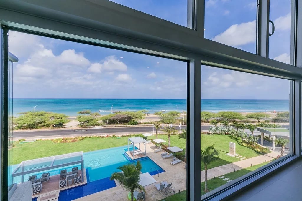 2BS-Azure413 - Modern Condo with Ocean View; Ready for Work or Play or Both!