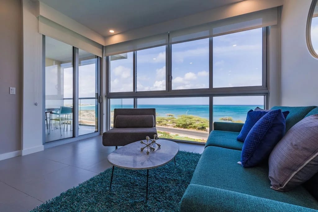 2BS-Azure413 - Modern Condo with Ocean View; Ready for Work or Play or Both!