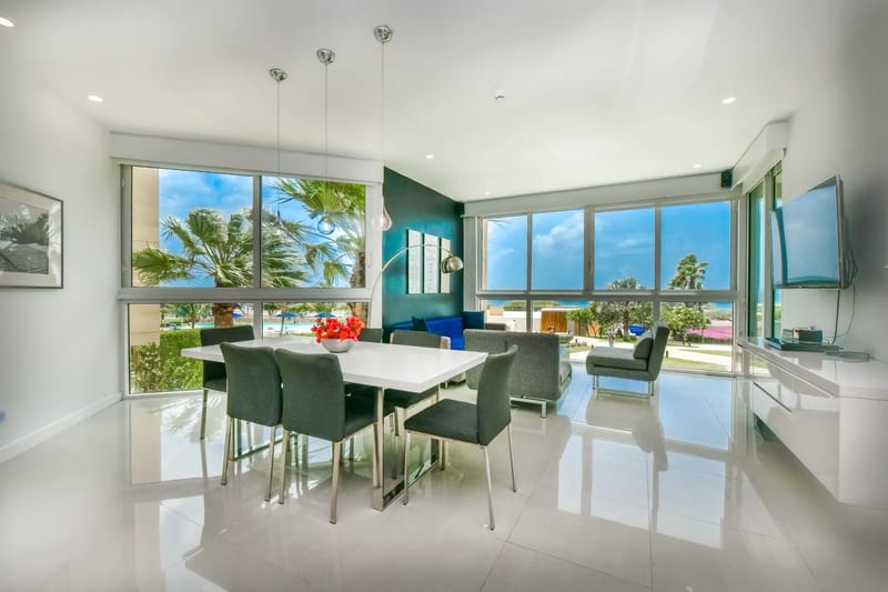 3BS-Blue226 - Luxury 5* 3 bdr Oceanfront condo between both Eagle & Palm Beach!