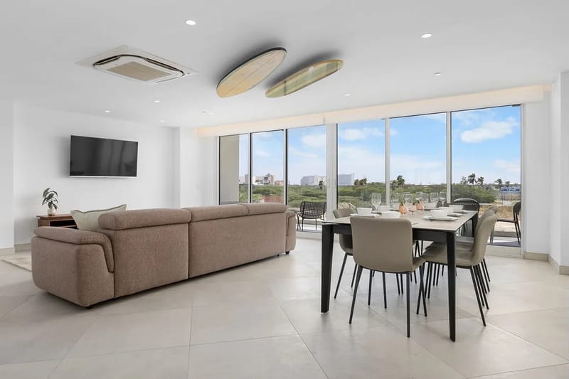 A360.E11 - Stylish 3BR Condo at Eagle Beach