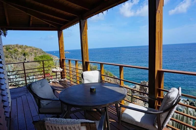 Terraza delantera de Sea Spirit