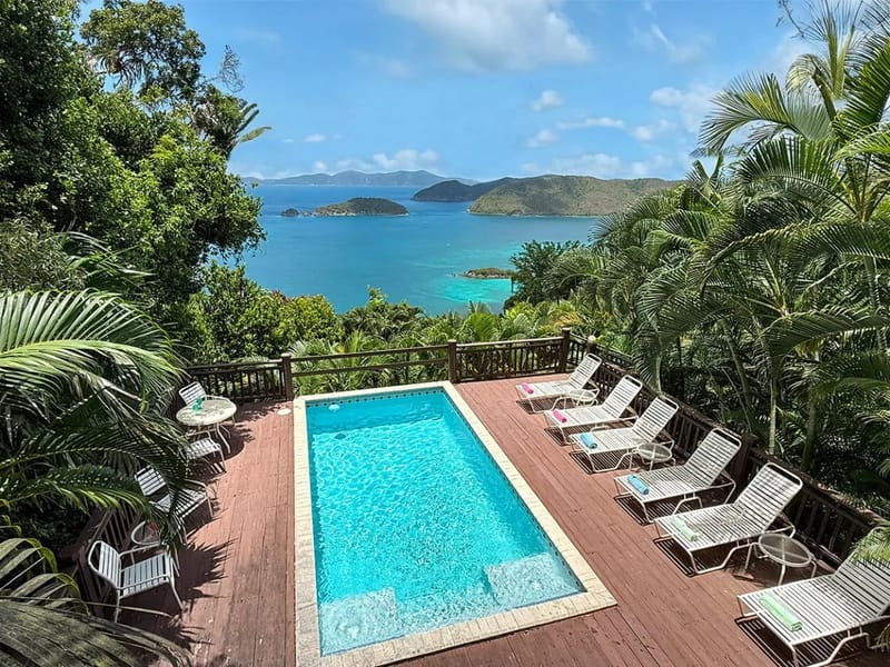 Anole pool and view