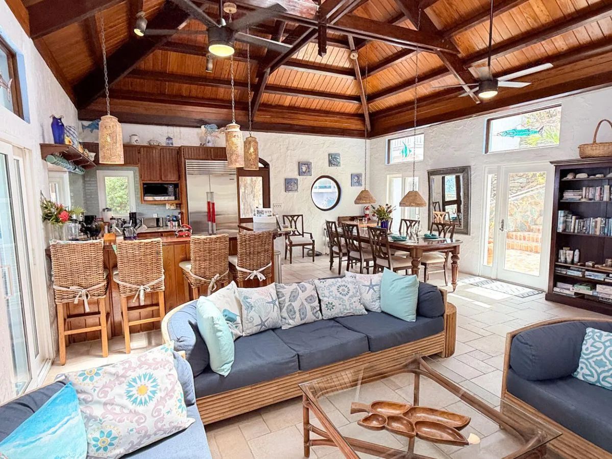 Great room and kitchen