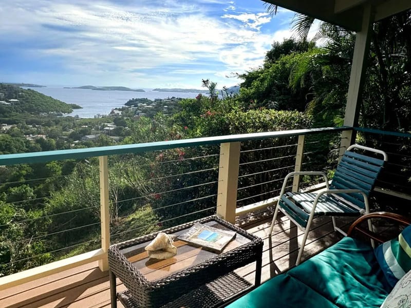 Private outdoor deck