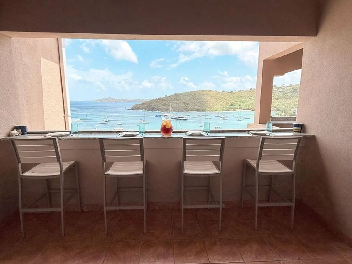 Island Therapy one-bedroom balcony