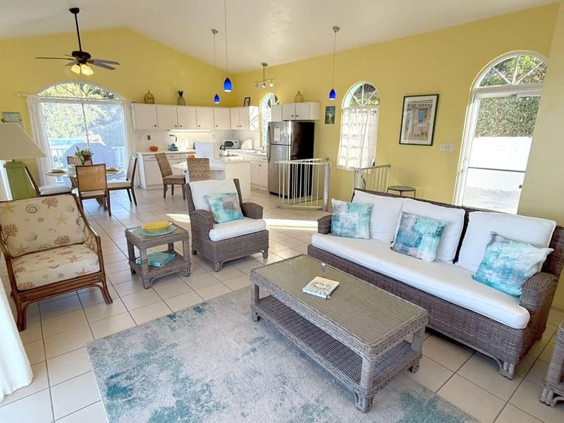 Aqua Gem great room