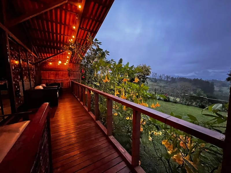 Chalet Zen con vista panorámica y fogata