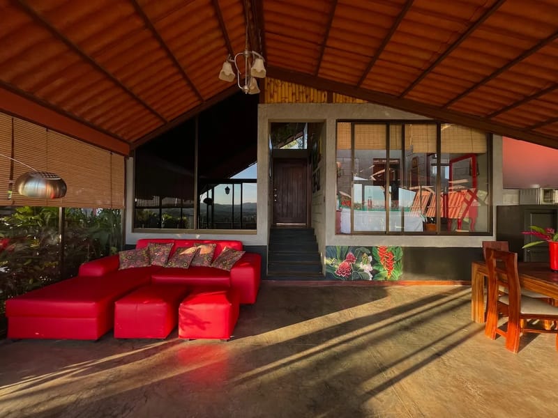 Chalet Zen con vista panorámica y fogata