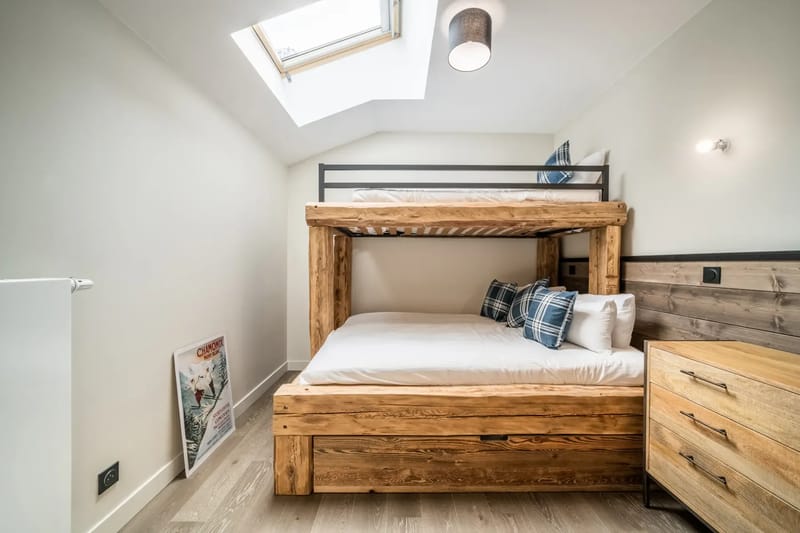 Acogedor dormitorio infantil del apartamento de esquí Kotibé en Chamonix