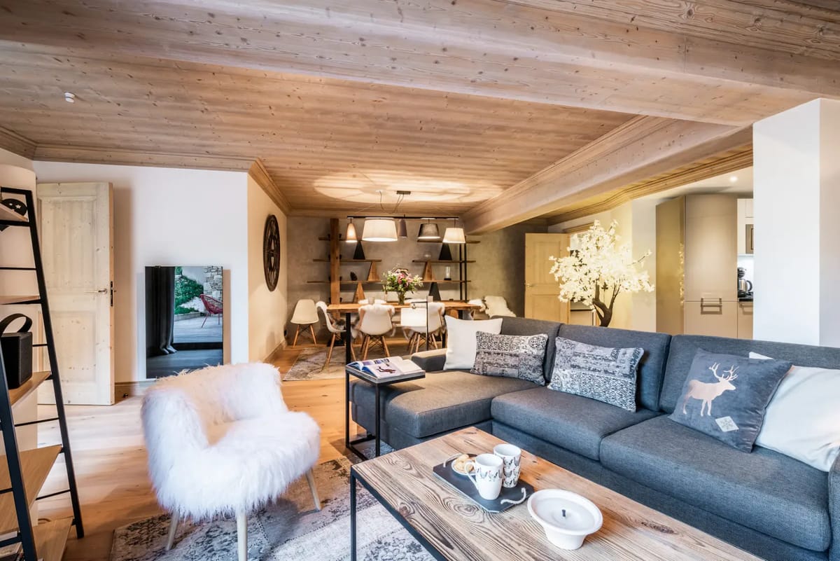 Spacious alpine living room