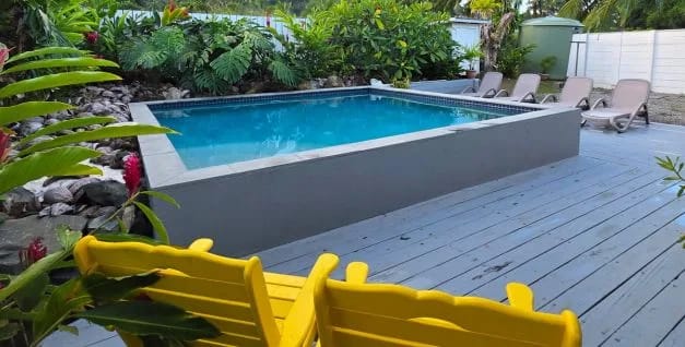 Piscina privada en Kayne’s House, Titikaveka, Rarotonga