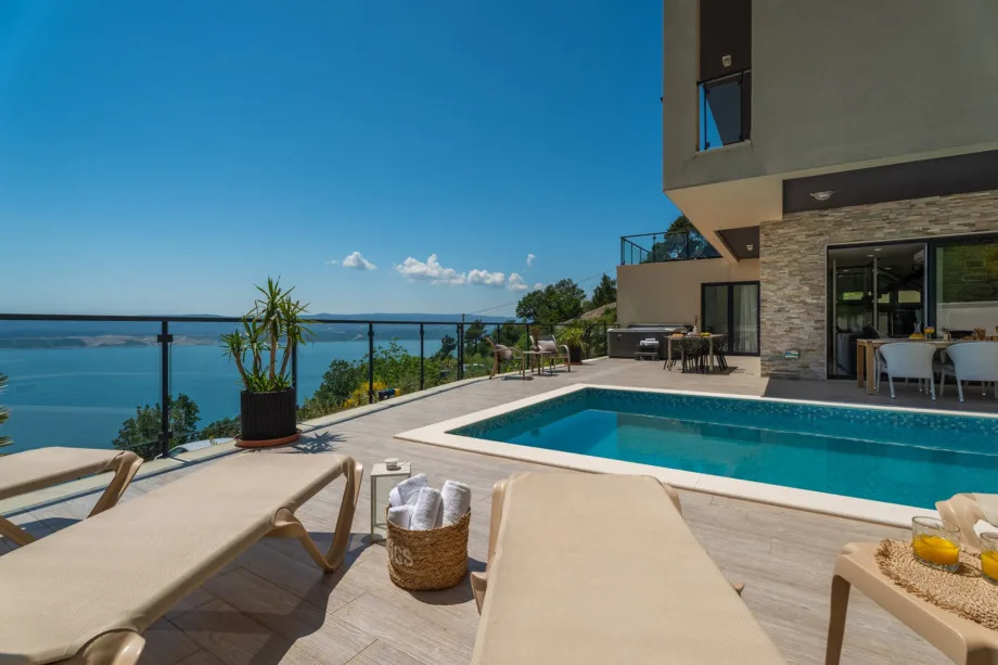 Make the most of the glorious Croatian weather in the villa's outdoor areas