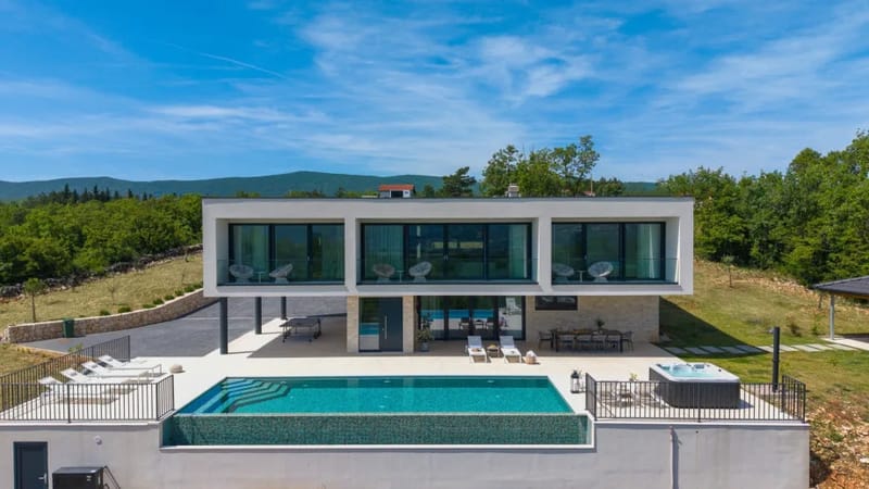 Villa Hillside Gem en su entorno natural