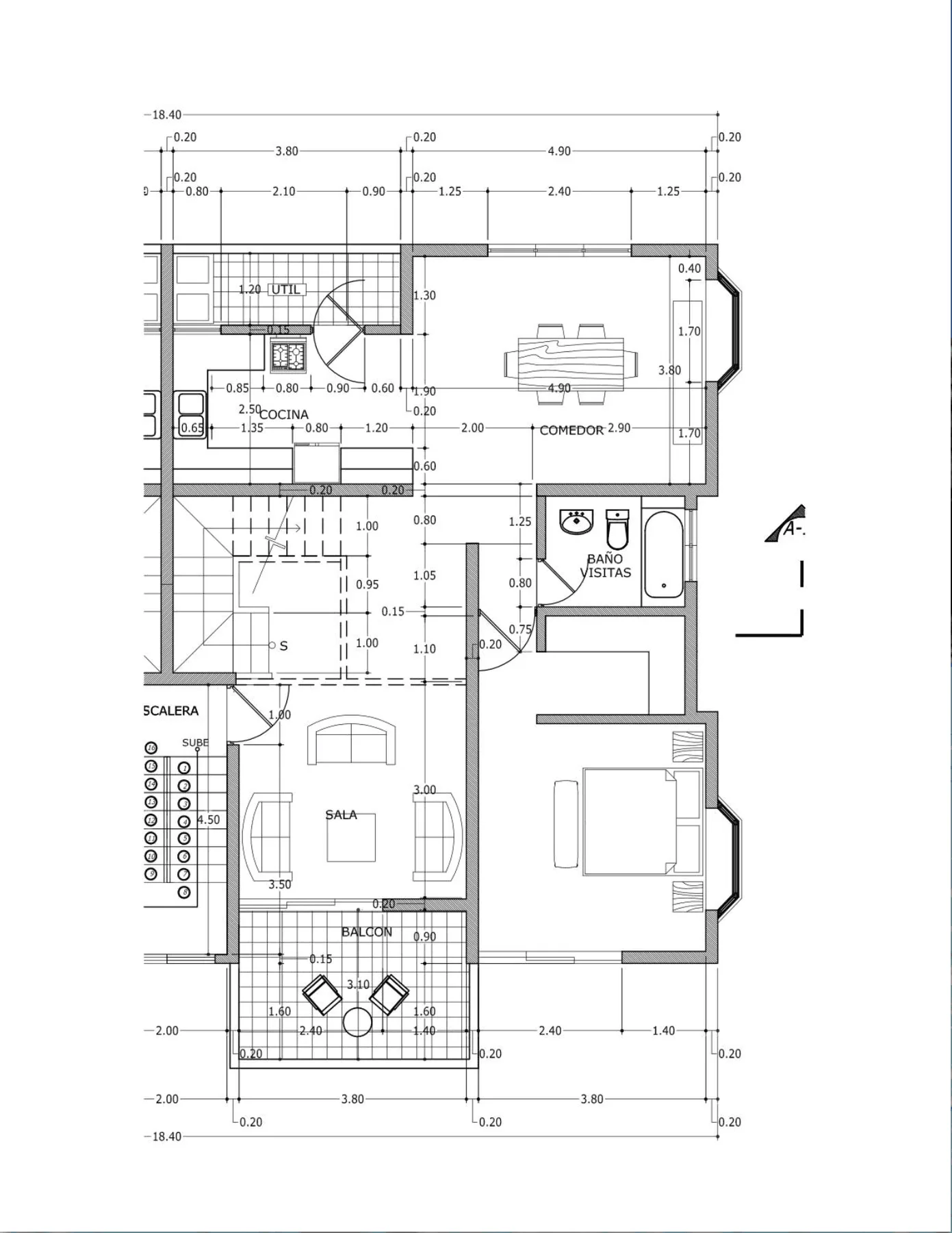 Furniture size and position may vary. Please see actual photos of the unit.