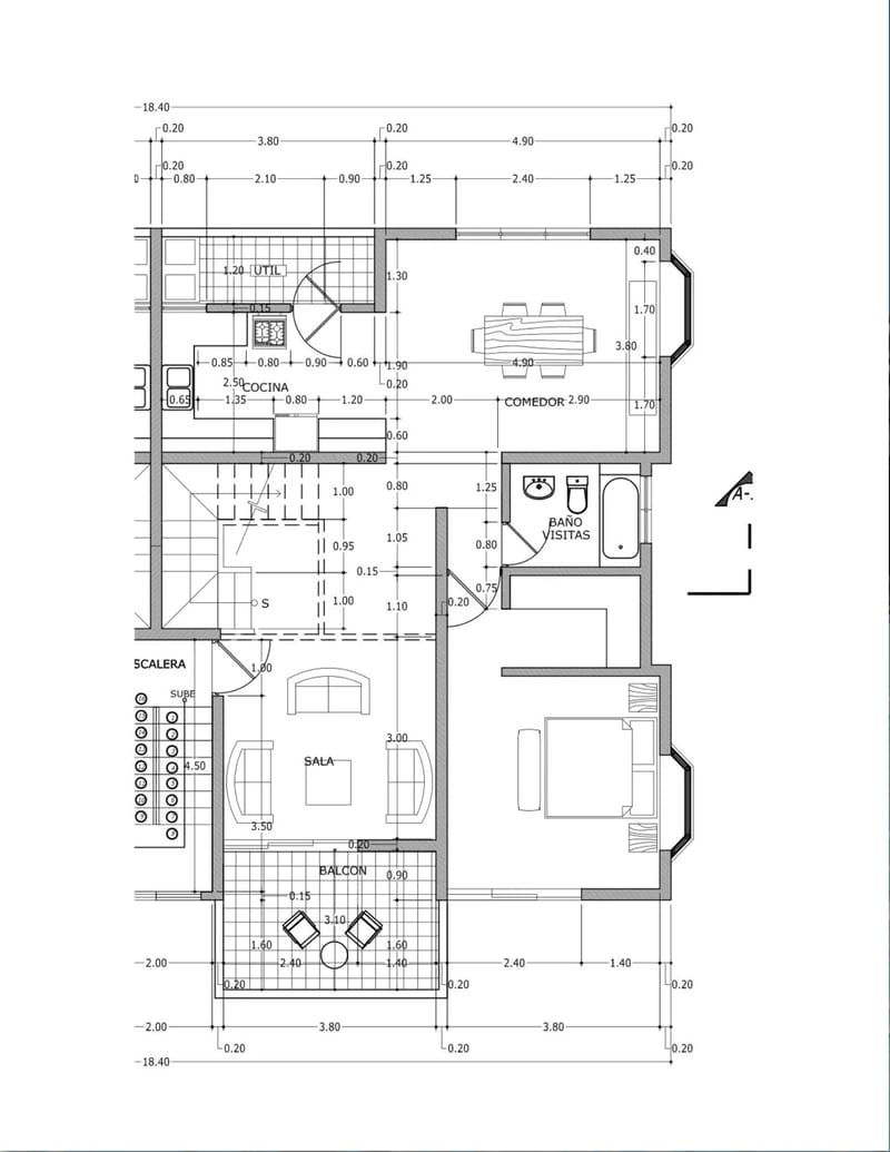 El tamaño y la ubicación de los muebles pueden variar. Consulte las fotos reales del apartamento.