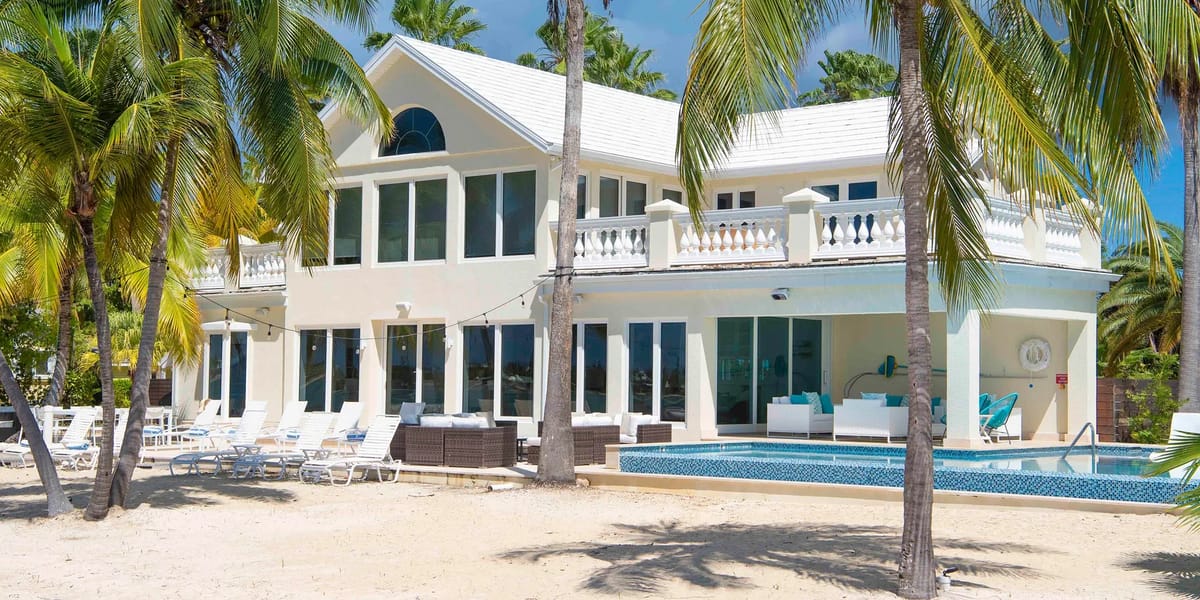 Rear exterior and pool
