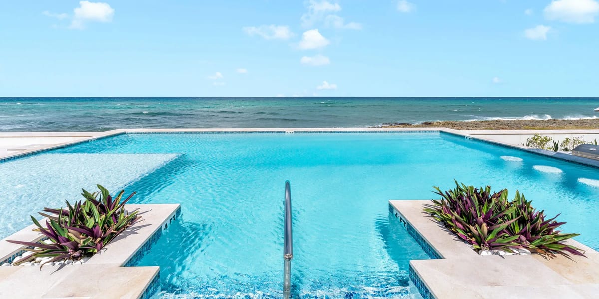 Oceanfront infinity pool