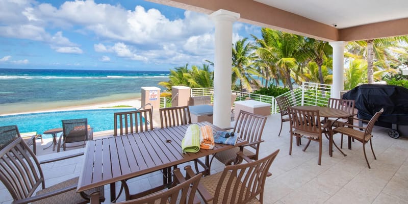Comedor en la veranda